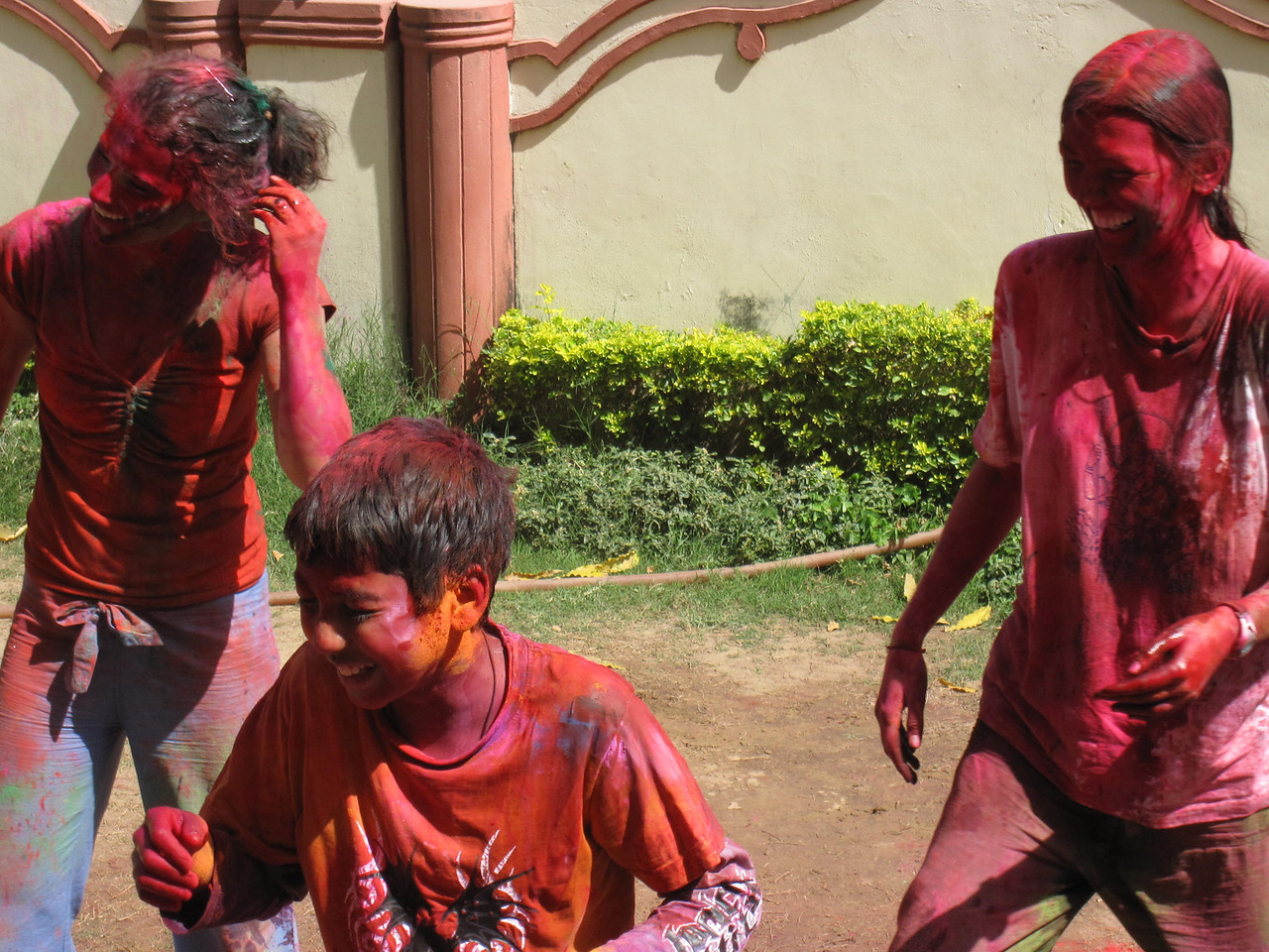 Celebrating the festival of colors in India