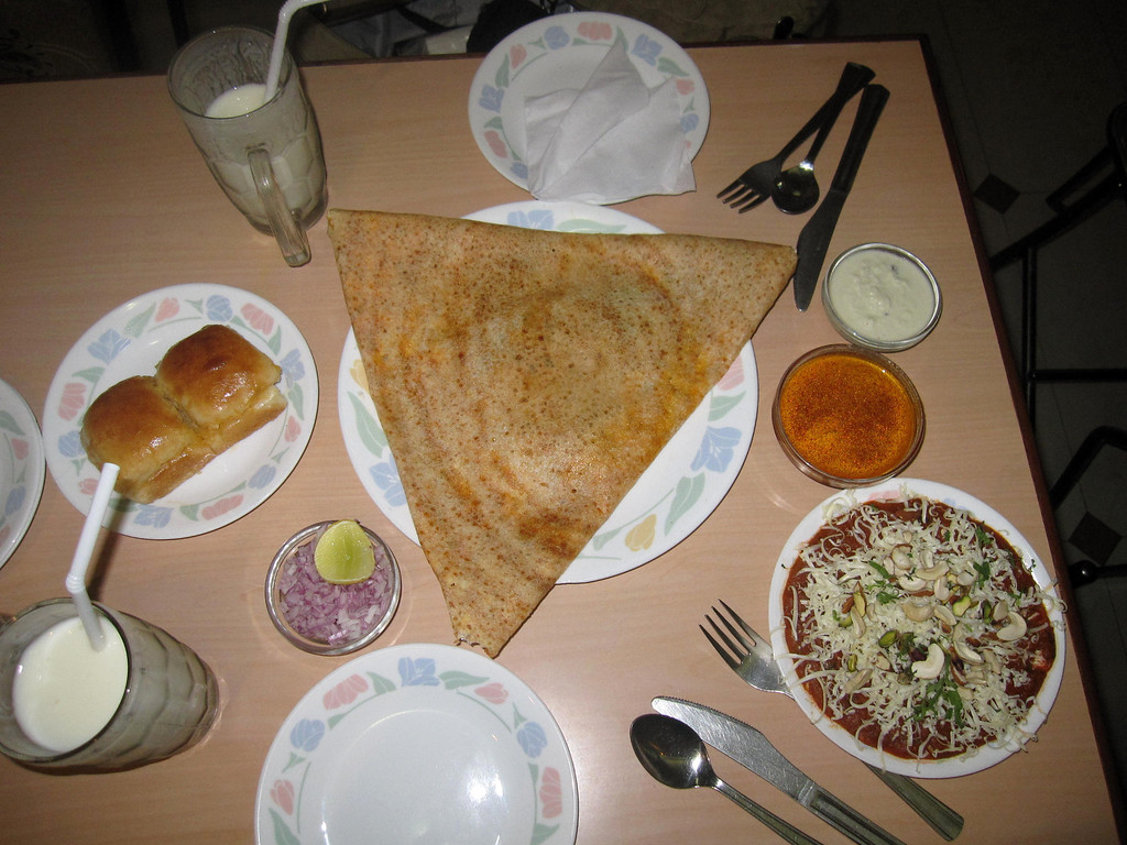 South Indian Dosa meal