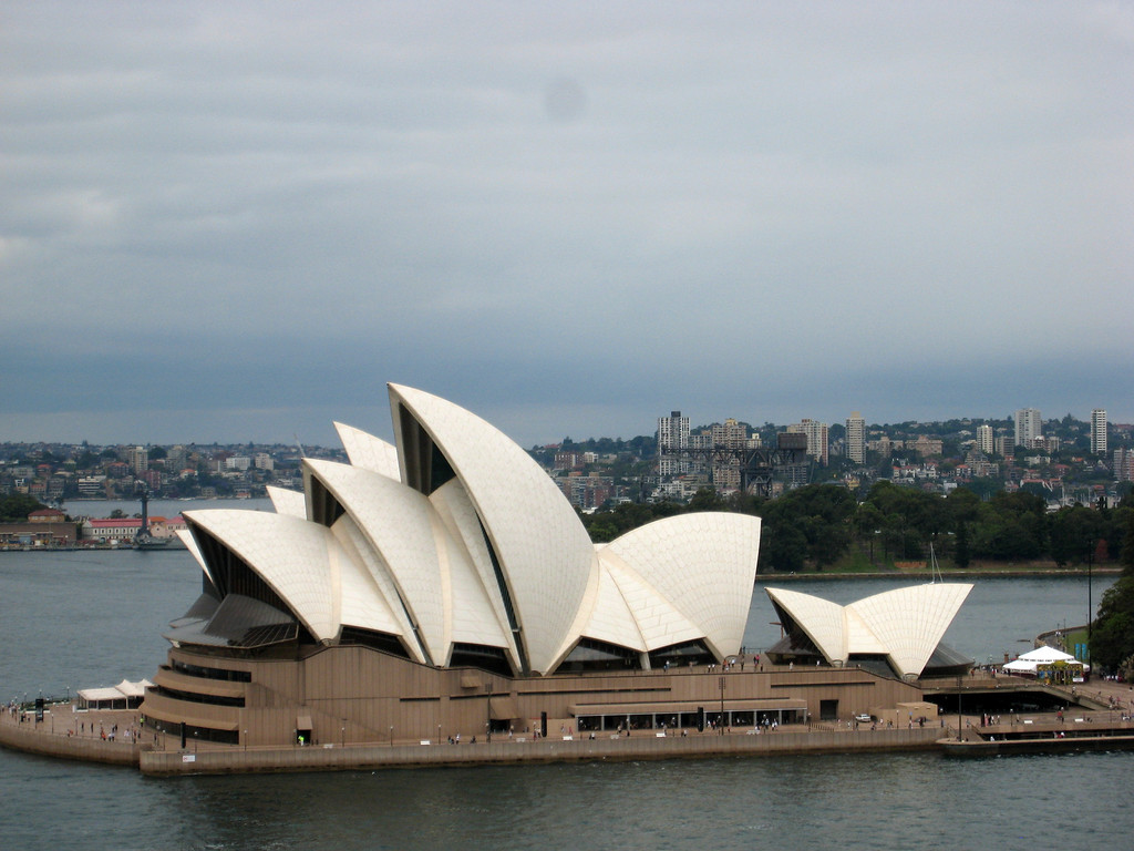 A stormy day at the Sydney Opera House