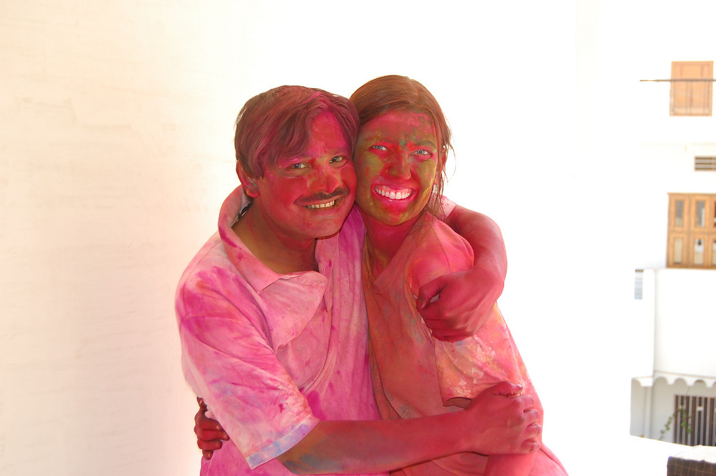 Our guesthouse owner for Holi was fantastic. 