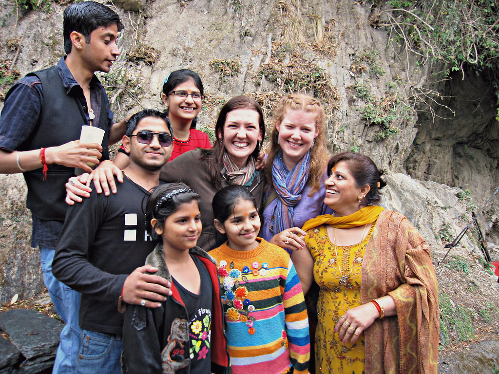 Pleasantly accosted by an Indian Family on my way to a lake in Rajasthan.