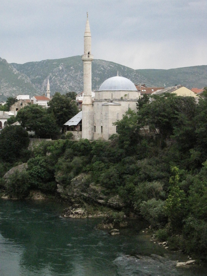 Mosque on the Neretva River, Bosnia