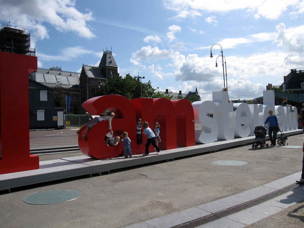 Rijksmuseum I am Amsterdam sign
