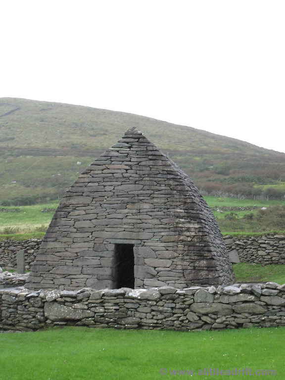 The Gallarus Oratory along the drive in Dingle.