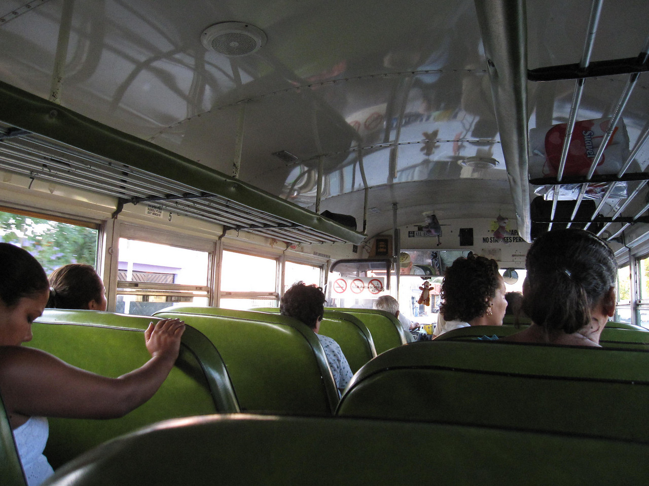 chicken bus border crossing Mexico into Belize
