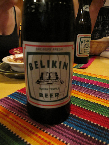 beers in corozal, belize with new friends