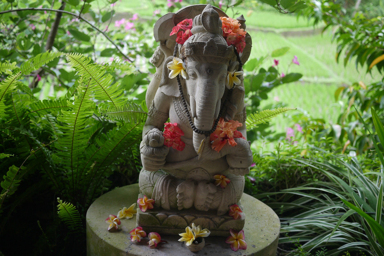 offerings while living in Bali