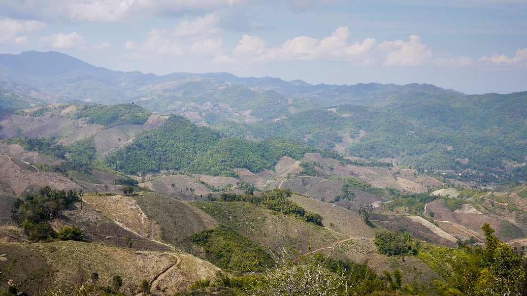 Mountains around Chiang Rai, Thailand