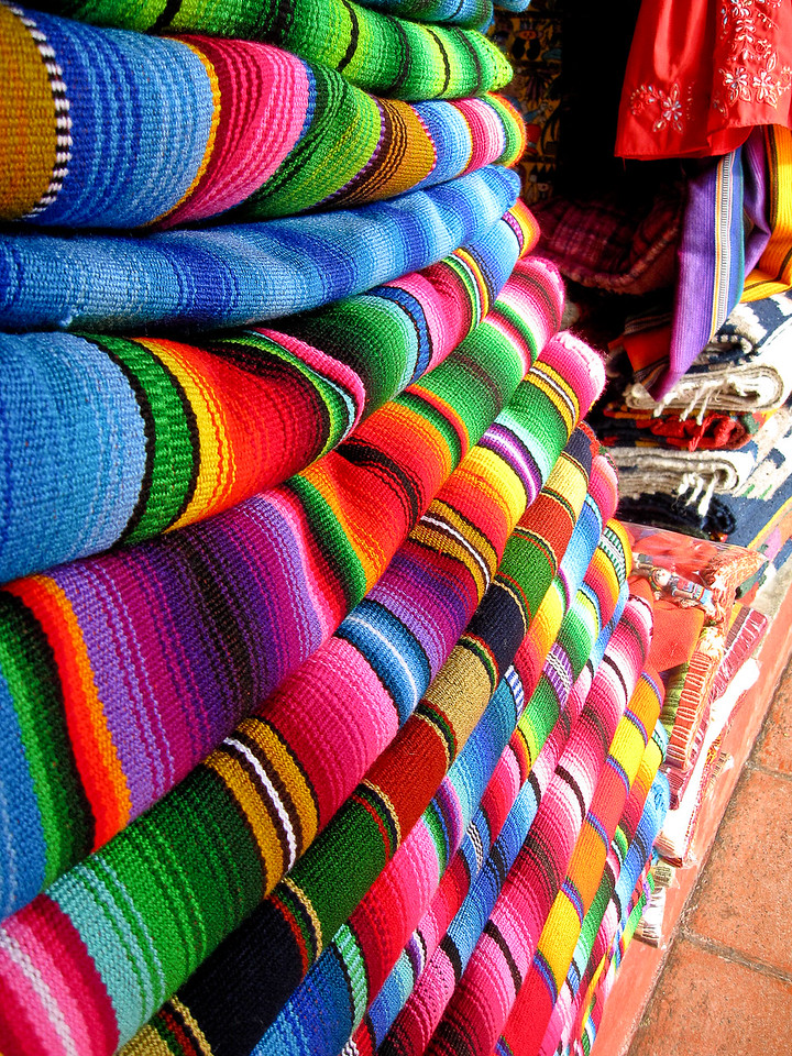 Bright Blankets Guatemala Market