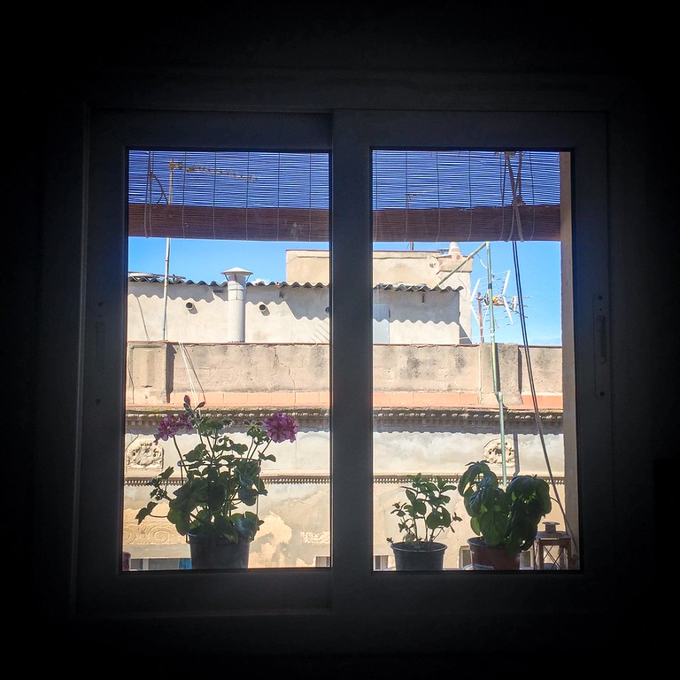 window view from my house in Barcelona