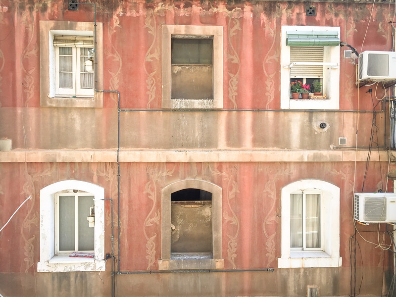 Pretty buildings in Barceloneta