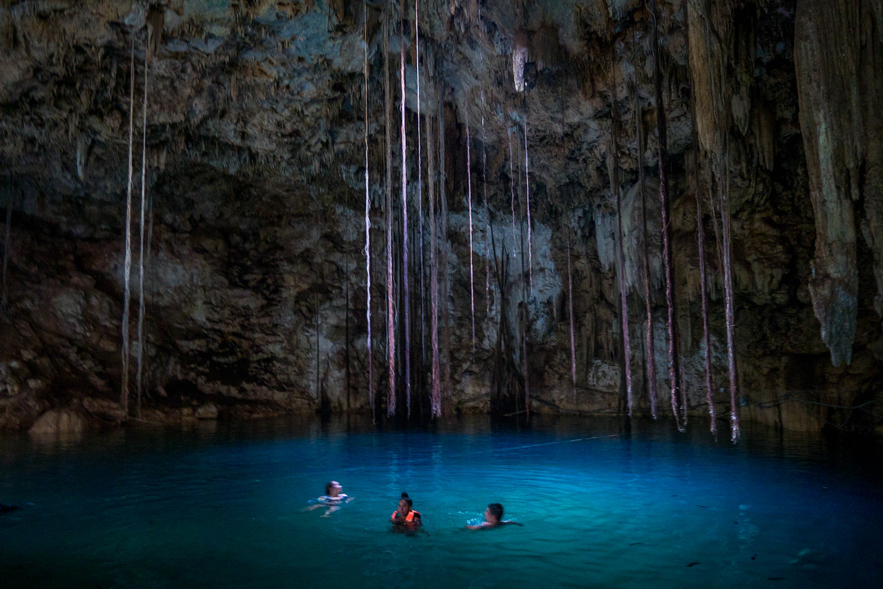 cenotes near Chichen Itza Valladolid, Mexico