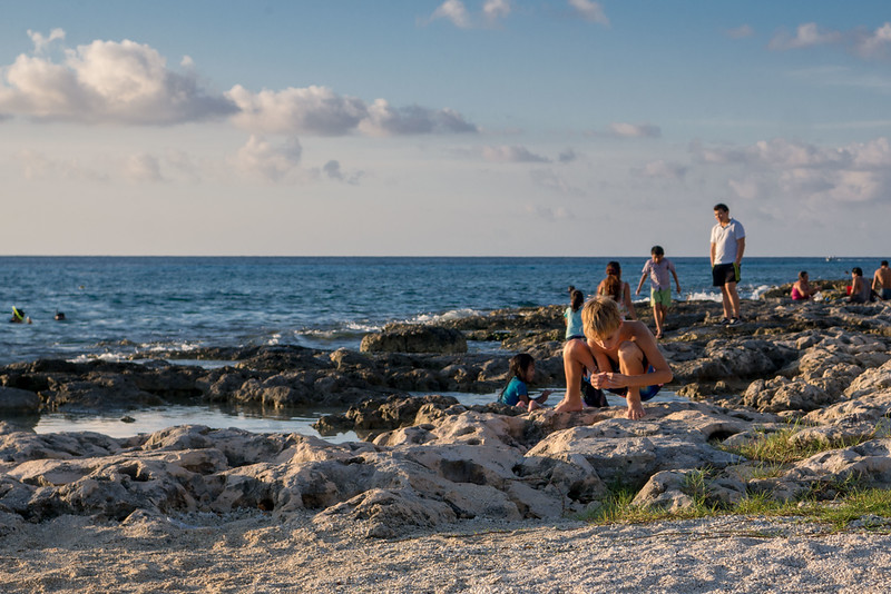 cozumel tide pools in the yucatan peninsula