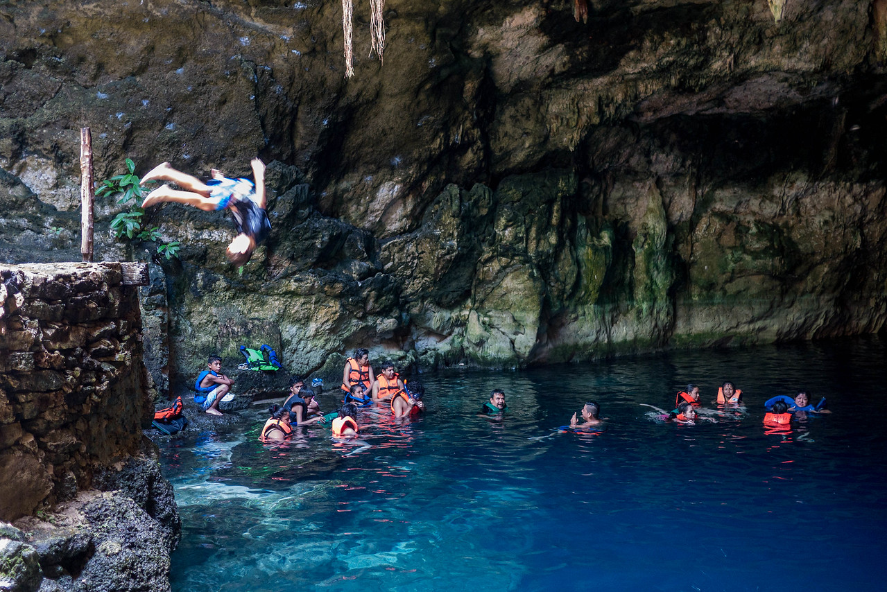 cenotes with kids on the Yucatan for families