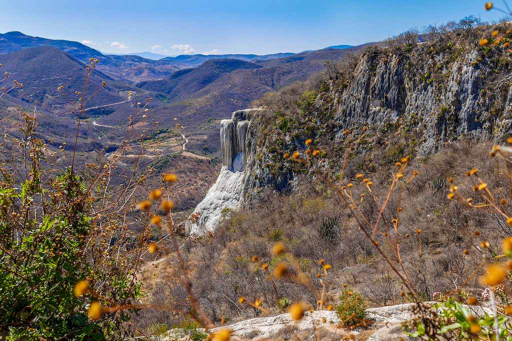 the frozen waterfall in oaxaca
