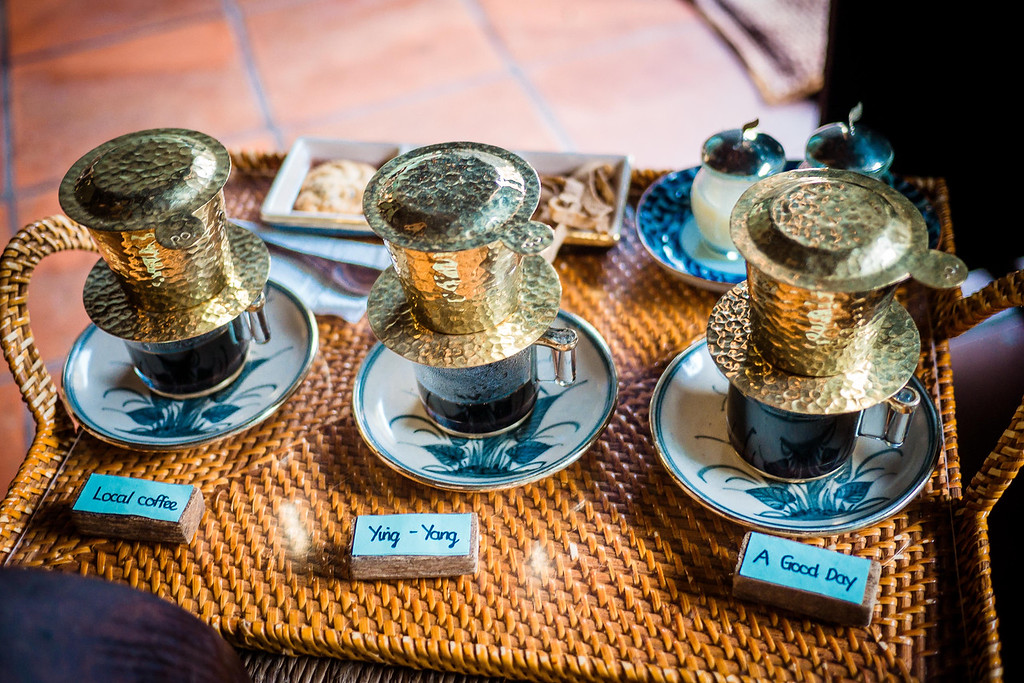 try traditional vietnamese coffee 