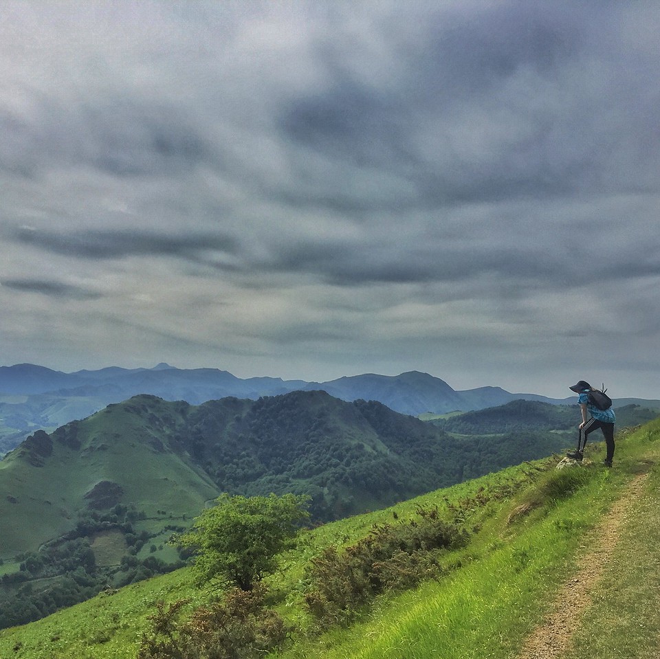 views while walking Spain's Camino de Santiago