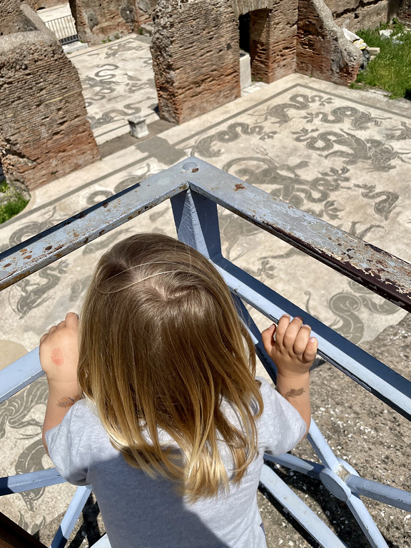 Tiles at Ostia Antica 