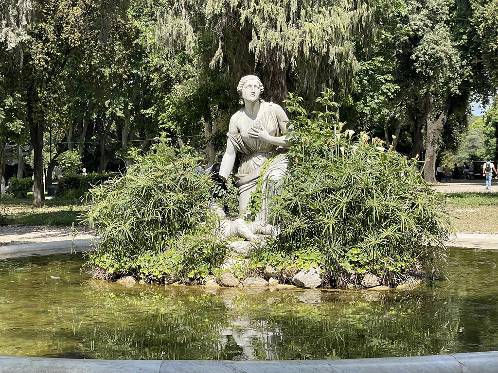 Some of the pretty fountains in Villa Borghese
