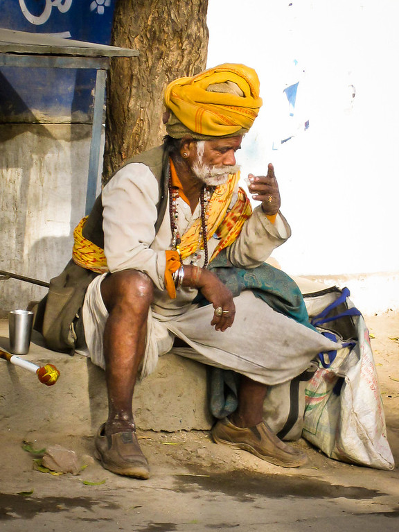 sipping chai tea