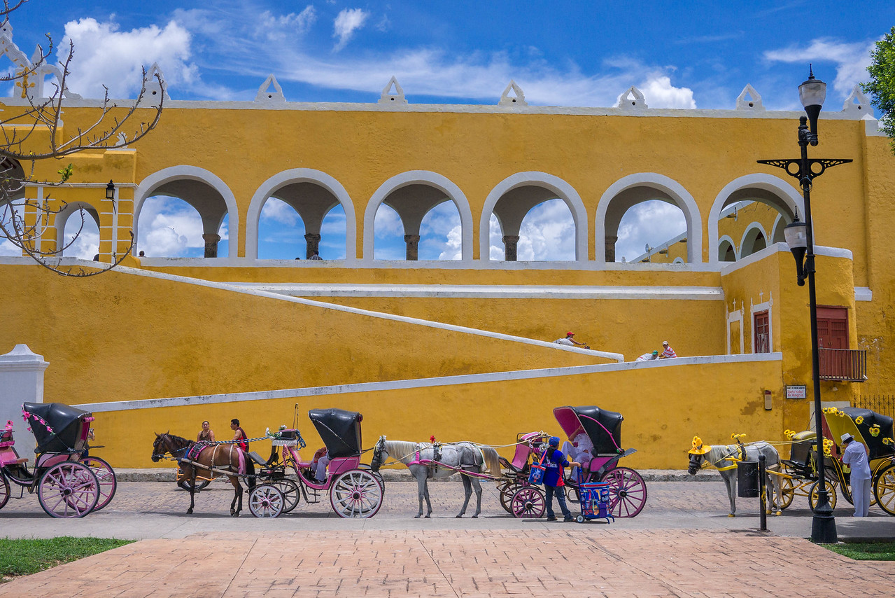 Izamal, a yellow colonial town in the Yucatan