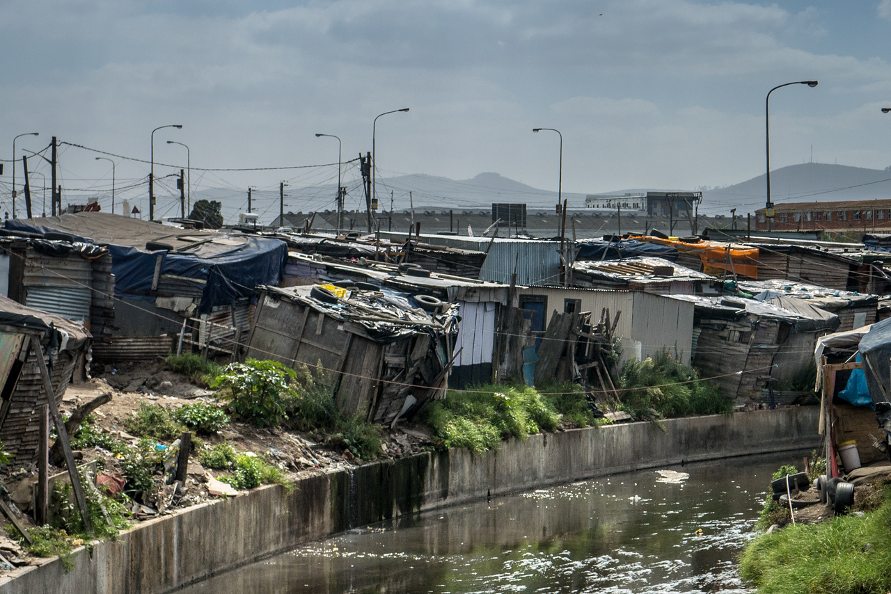 Langa Township in Cape Town, South Africa. 