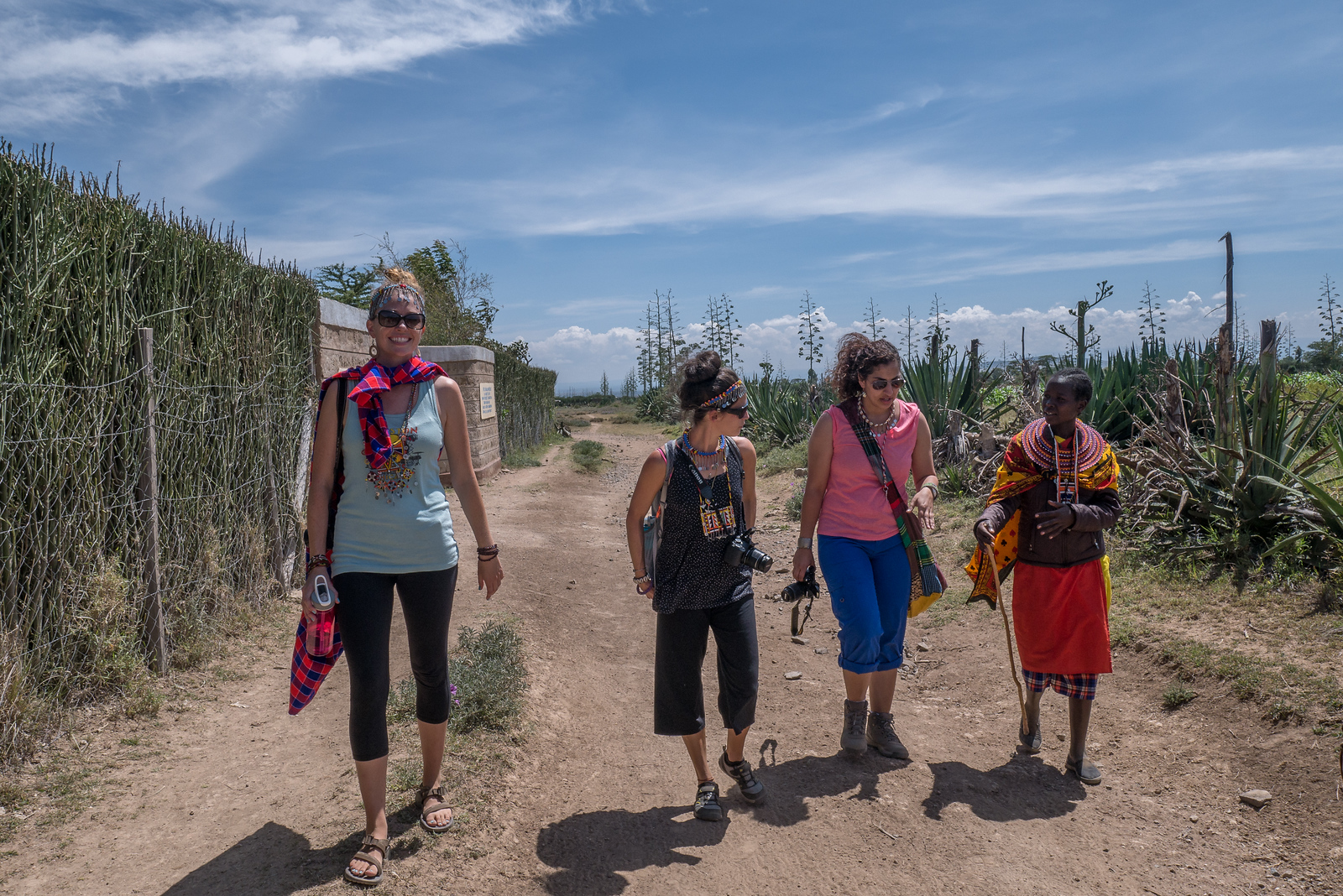 exploring the Loita Plains near Maji Moto