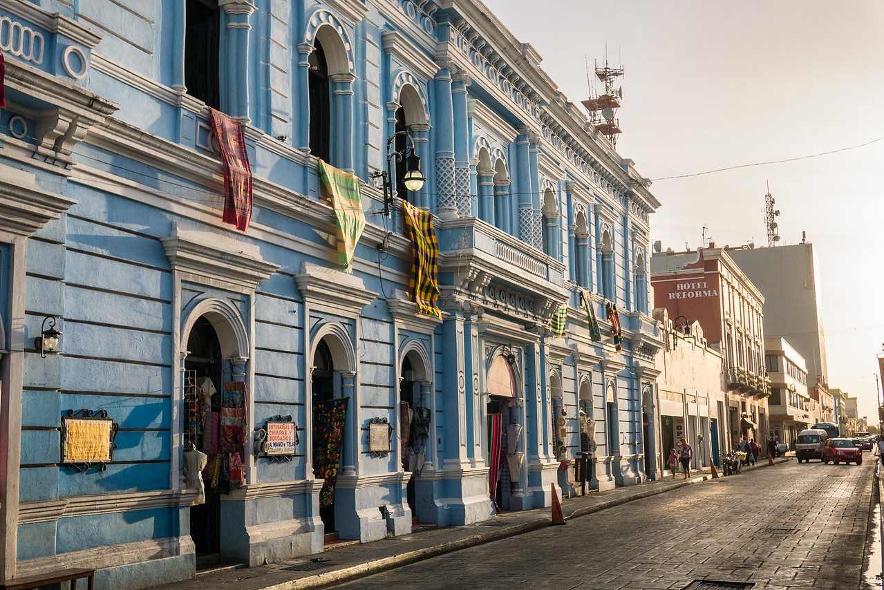 The beautiful town of Merida, Mexico.