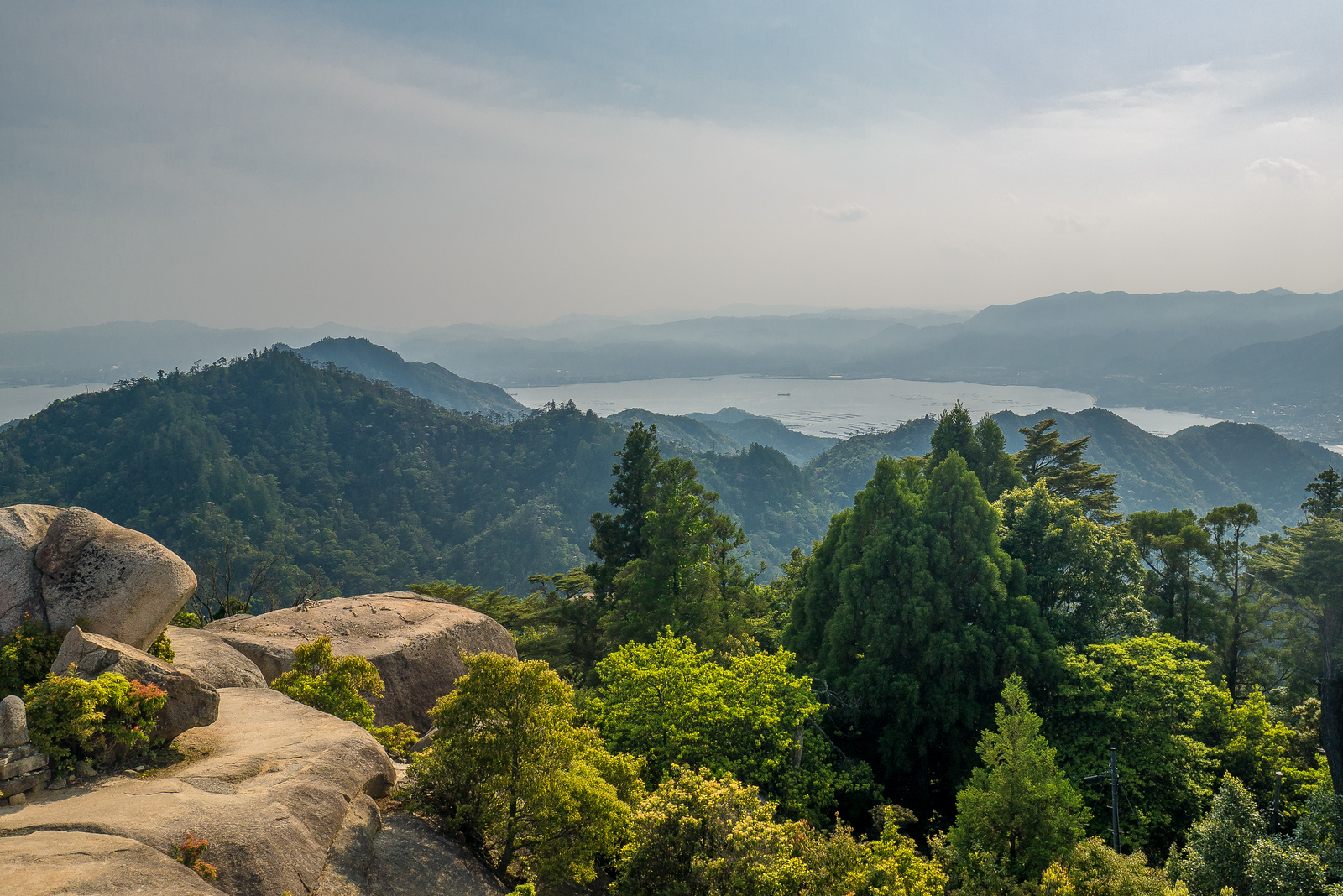 views from Mt. Misen