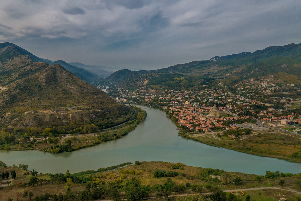 stunning towns, rivers and countryside near Tbilisi georgia