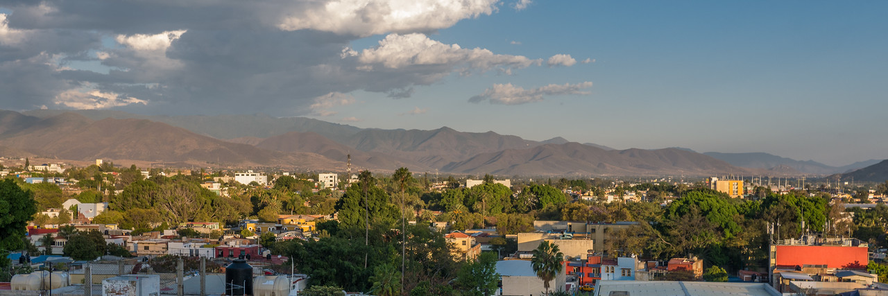 Sunset over the Oaxaca Valley