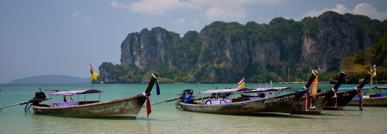 Railay Beach in the Thai islands.