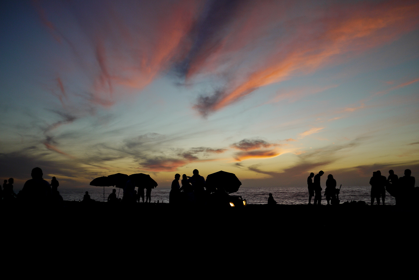 Sunset in San Pancho during Semana Santa week