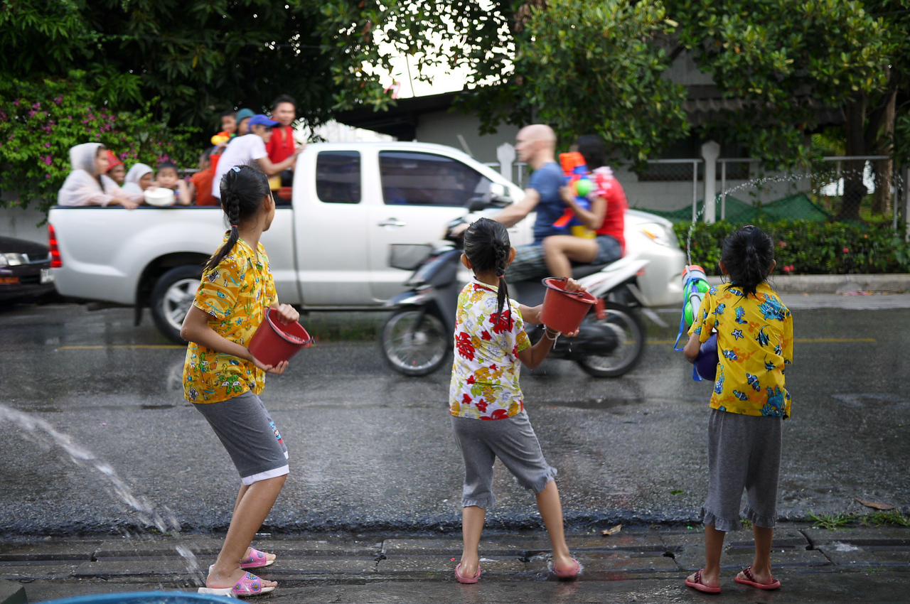 traveling thailand in spring means songran