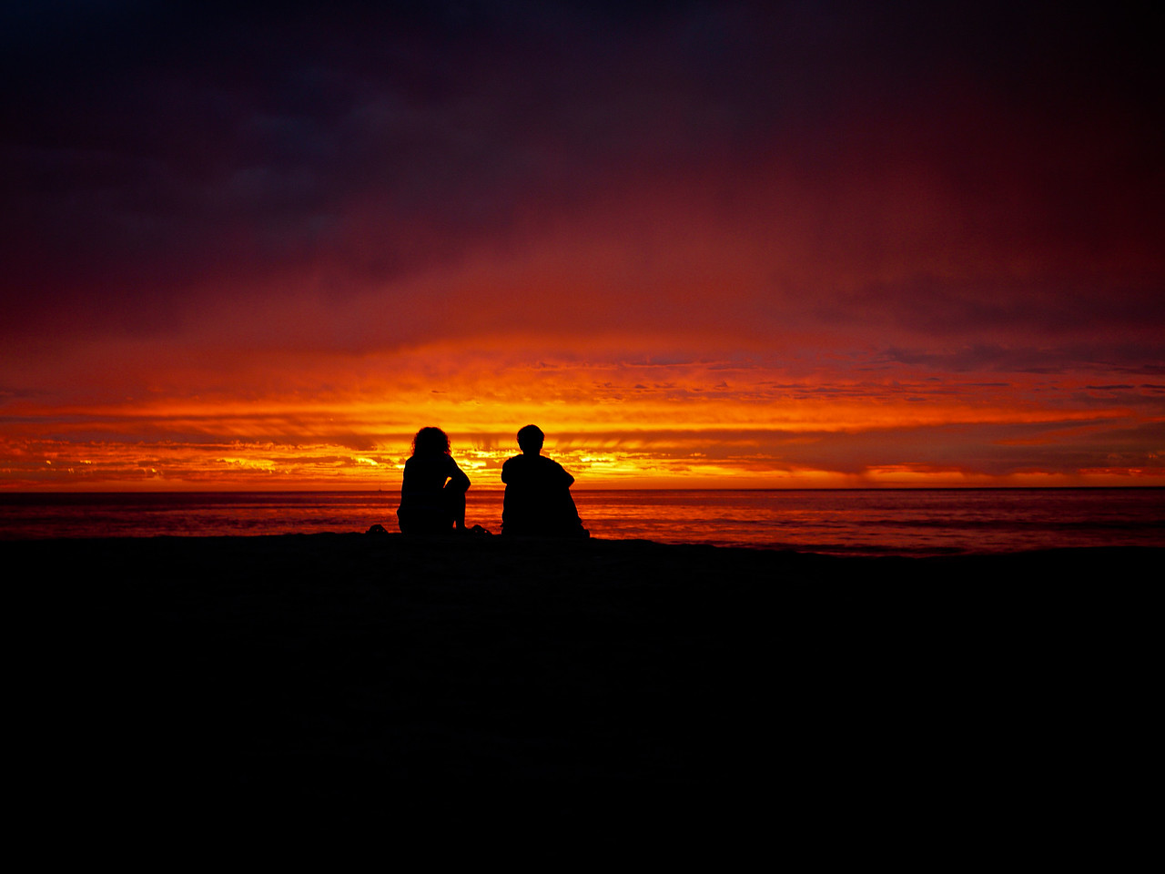 sunsets in san pancho mexico on the beach to relax with friends