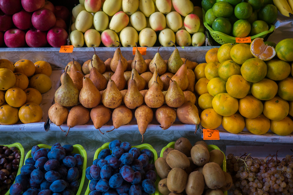 shopping for fresh fruit at a market in Tbilisi was one of my favorite things to do