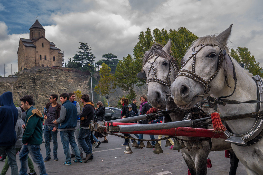 Tbilisi during the Tbilisoba festival