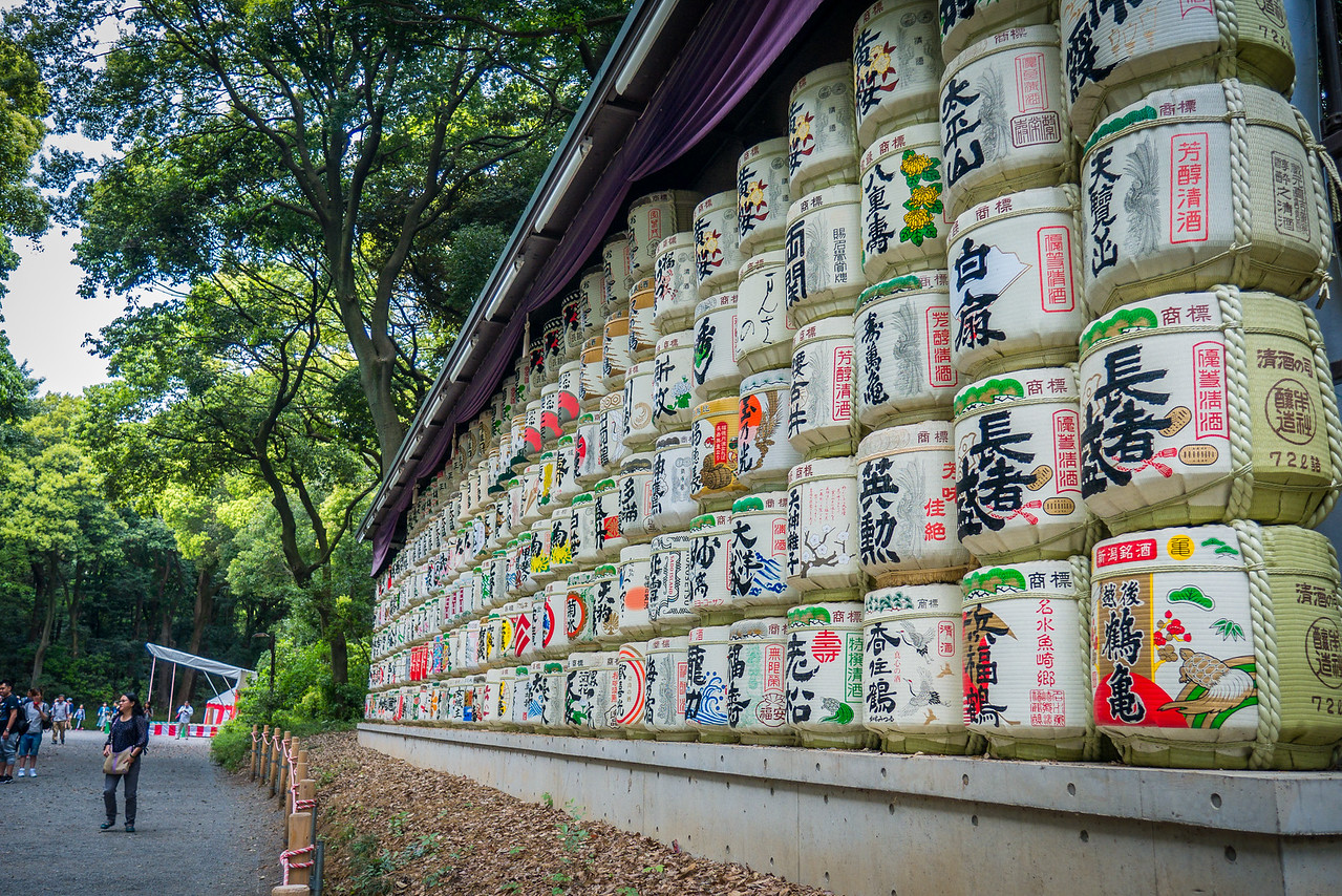 Meiji Shrine in Tokyo, Japan.