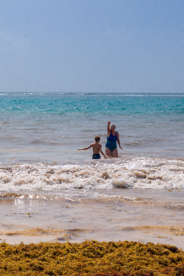 The beaches and ruins of Tulum, Riviera Maya, Mexico.