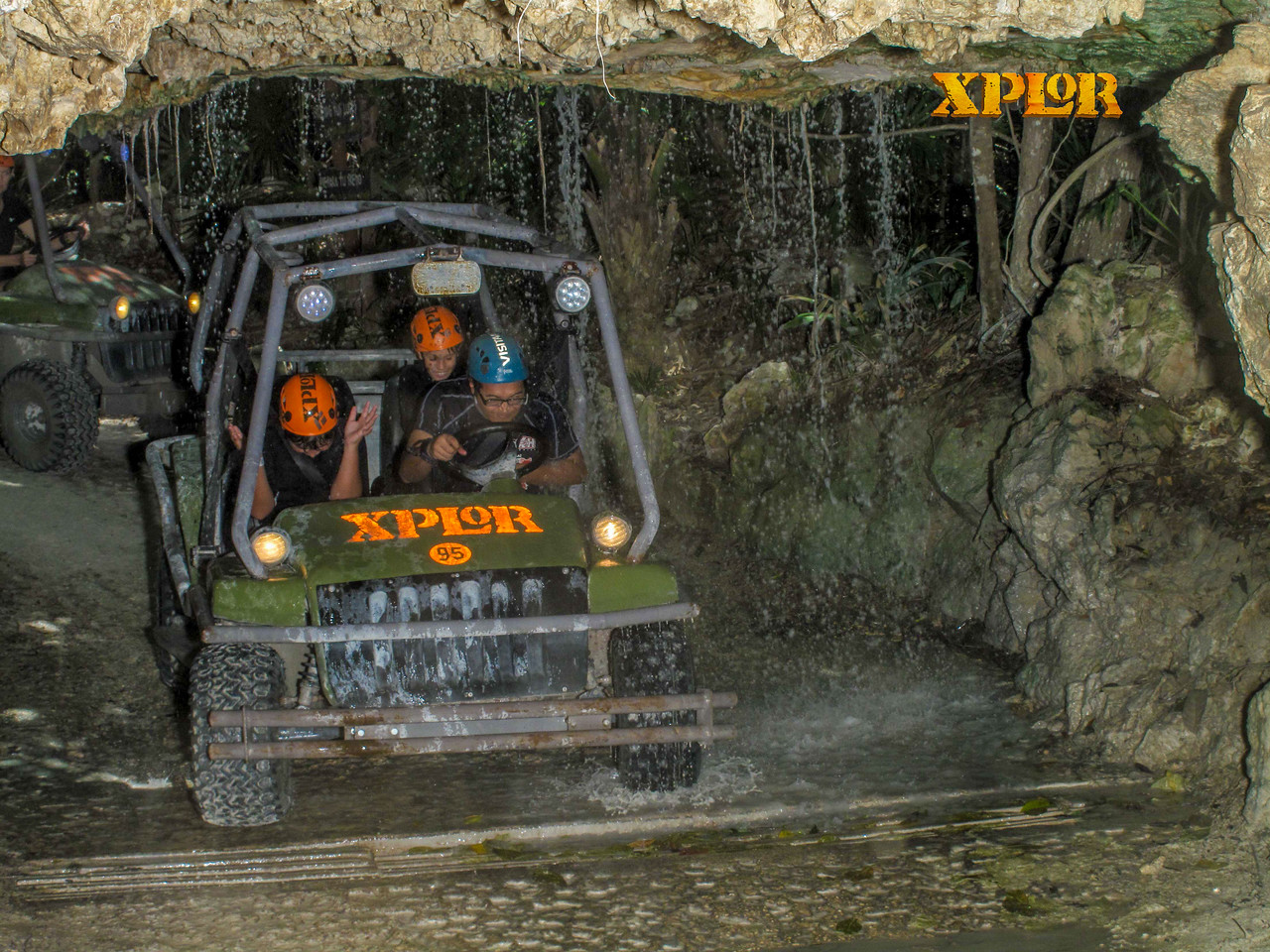 ATVs and an amphibious vehicles are another fun part of Xplor.