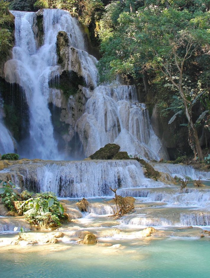 Kuang Si Waterfalls in Laos