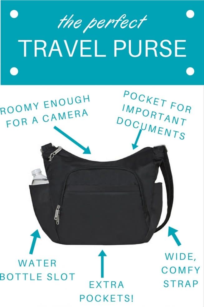 The best cross-body purse for travelers. It can be hard to find the right fit, size and comfort, but his one is well-designed and perfect for stylish yet comfortable and convenient travels!