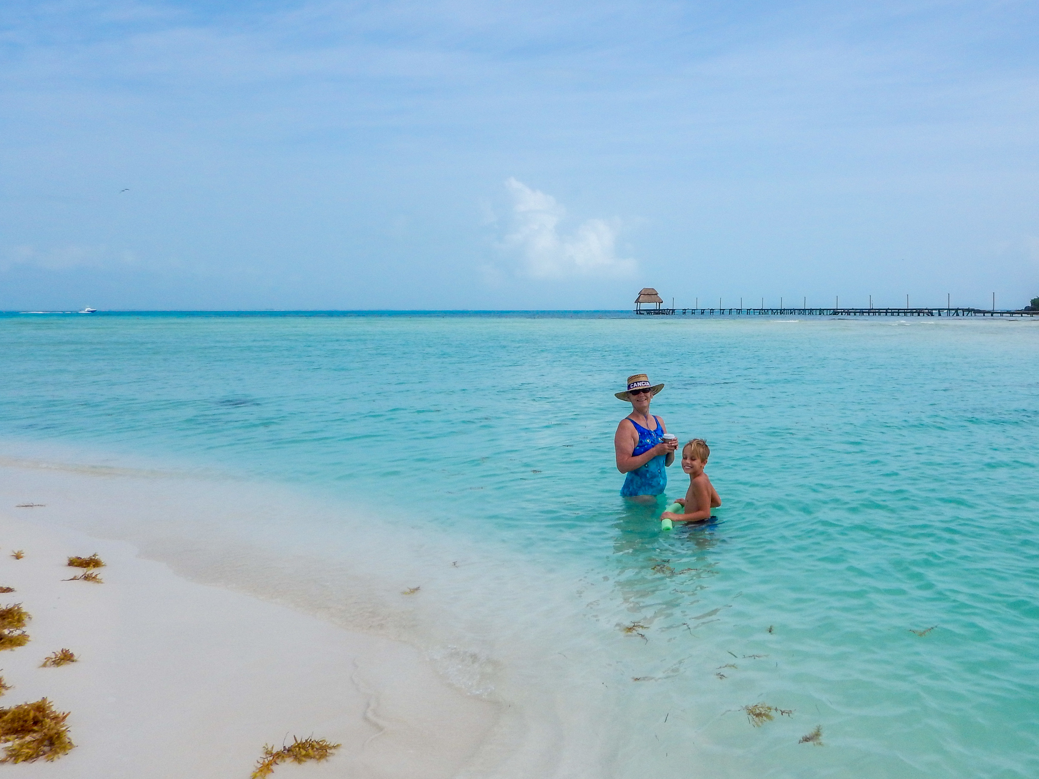 living on a mexican beach