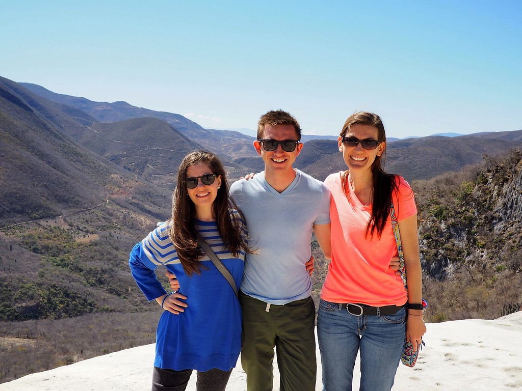 Hanging at Hierve El Agua