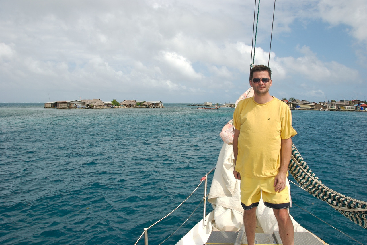 Michael Hodson in the San Blas Islands