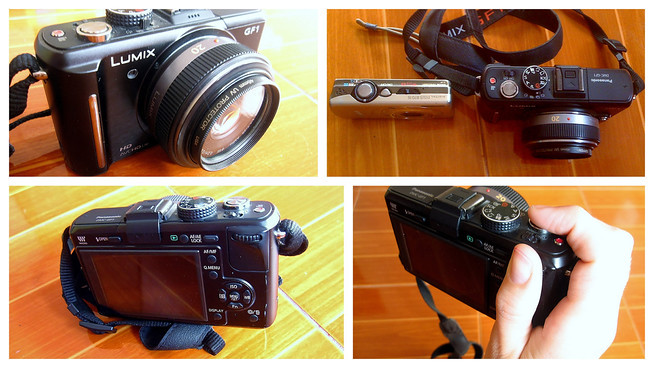 My Panasonic GF1 with a 20mm aspherical pancake lens.