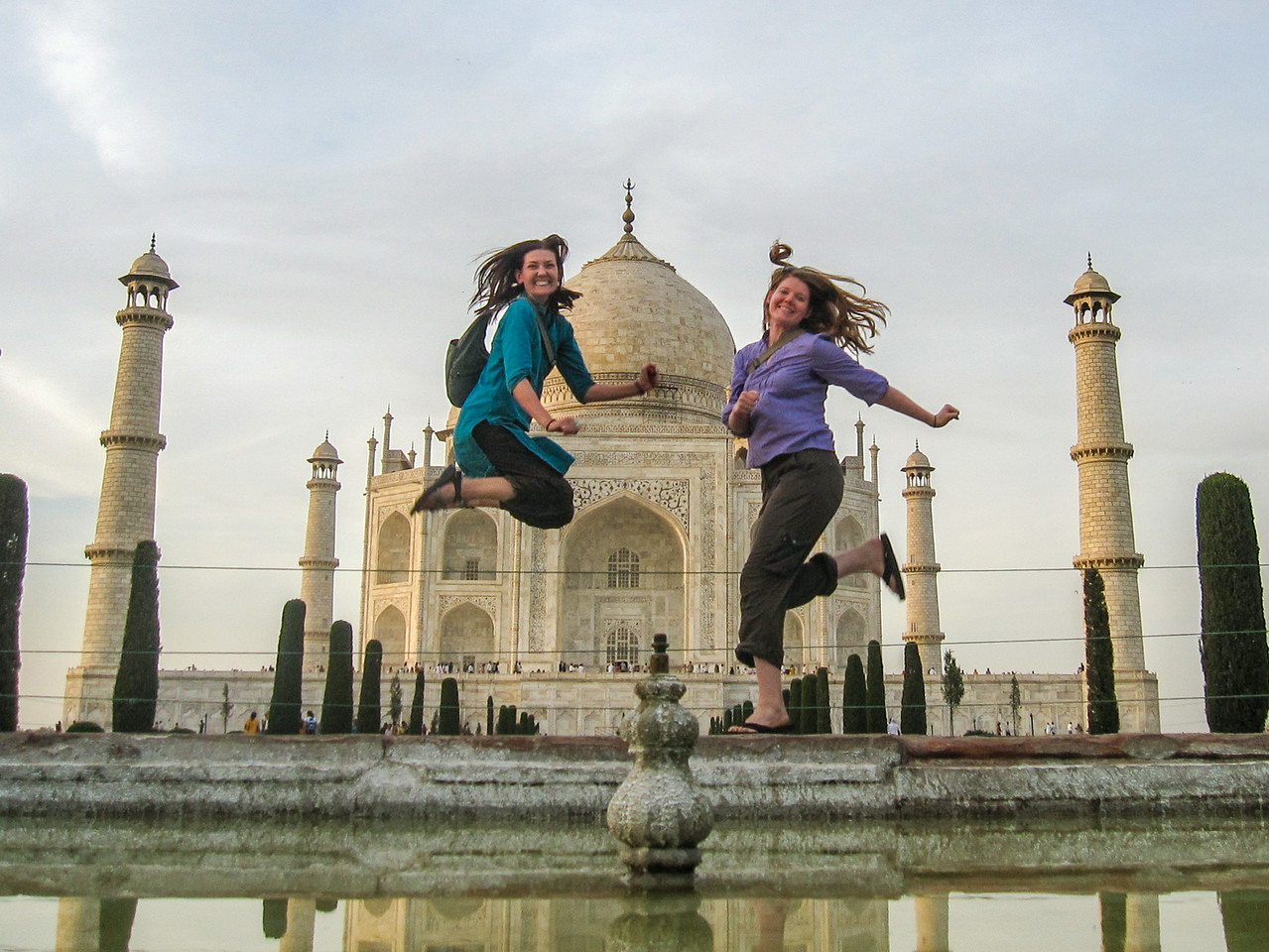 In my world travel route, I planned the itinerary to pass through Agra for the Taj Mahal.