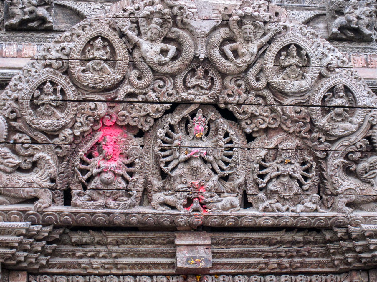 history of the kumari ghar is visible in kathmandu