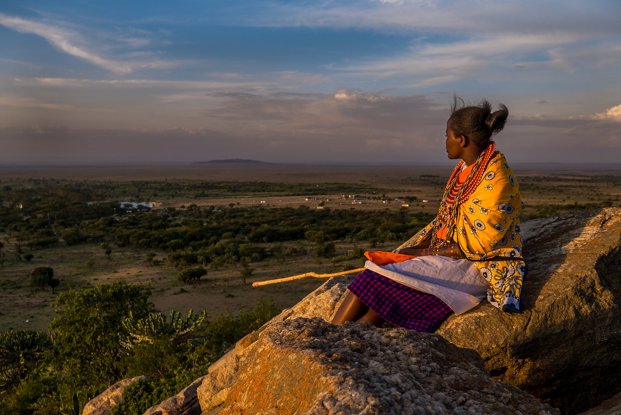 Maasai woman