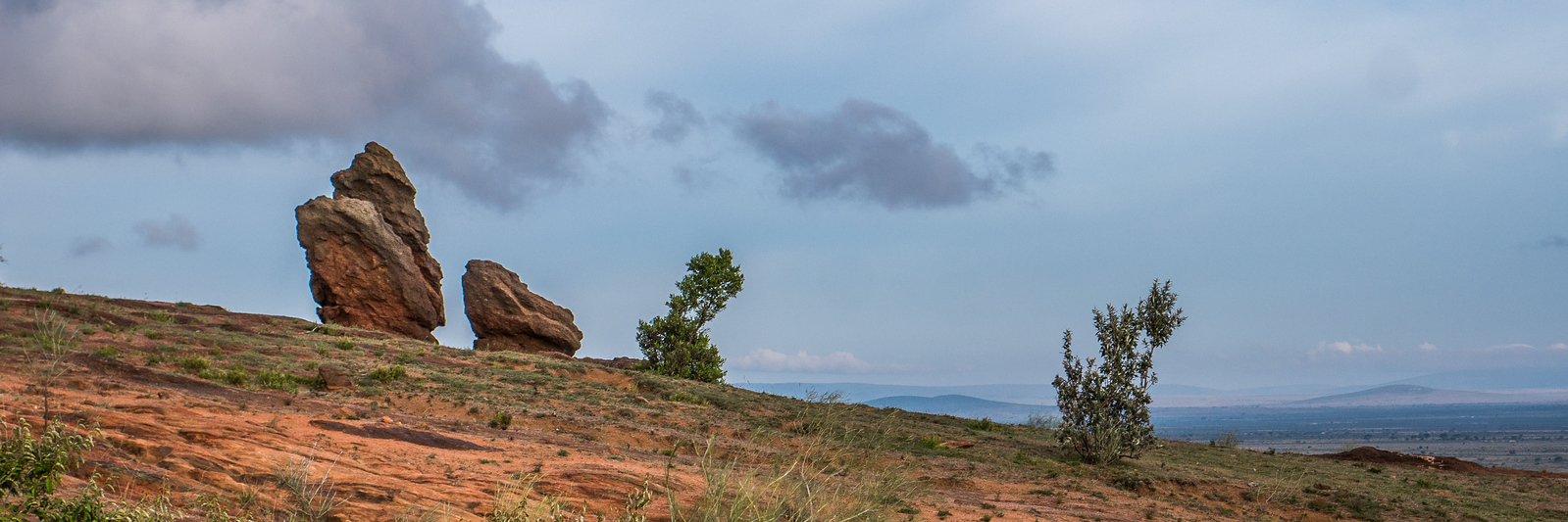 A rock outcropping near Maji Moto.